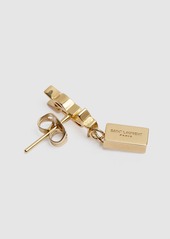 Saint Laurent Monogram Brass Mono Earring