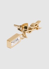 Saint Laurent Monogram Brass Mono Earring