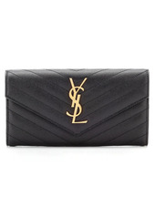Saint Laurent Monogram Large leather wallet