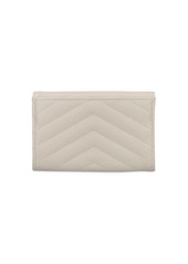 Saint Laurent Monogram Leather Envelope Wallet