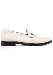 Saint Laurent monogram plaque loafers