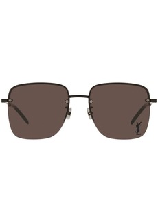 Saint Laurent monogram square rimless sunglasses
