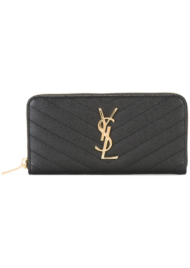 Saint Laurent Monogram zip-around wallet