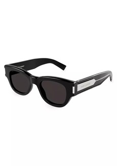 Saint Laurent Naked Wirecore 49MM Cat-Eye Sunglasses