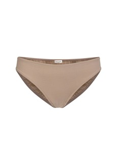 Saint Laurent Nylon Blend Low Waist Bikini Bottom