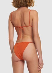 Saint Laurent Nylon Triangle Bikini Top