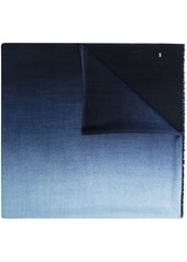 Saint Laurent ombré-effect cashmere-silk blend scarf