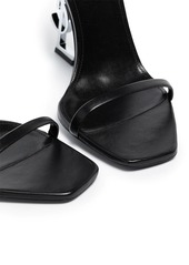 Saint Laurent Opyum 110mm leather sandals