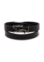 Saint Laurent Opyum logo plaque bracelet