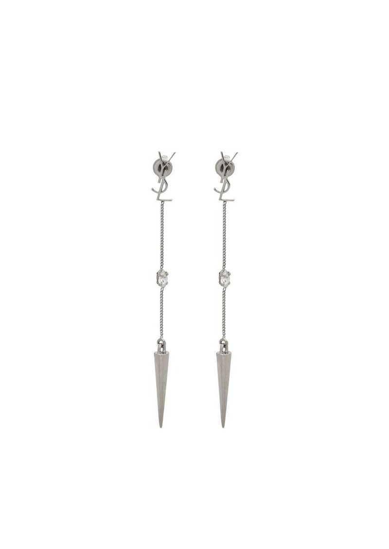 Saint Laurent Opyum YSL Rhinestone Spike earrings