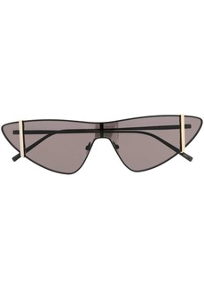 Saint Laurent oversize-frame straight-arms sunglasses