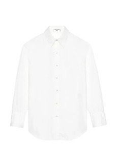 Saint Laurent Oversized Shirt in Cotton Poplin