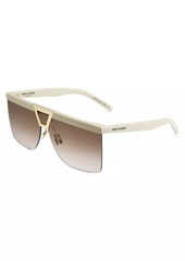 Saint Laurent Palace 99MM Shield Sunglasses