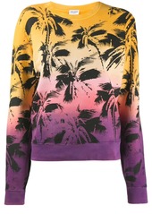 Saint Laurent palm-print sweatshirt