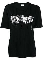 Saint Laurent palm tree printed T-shirt
