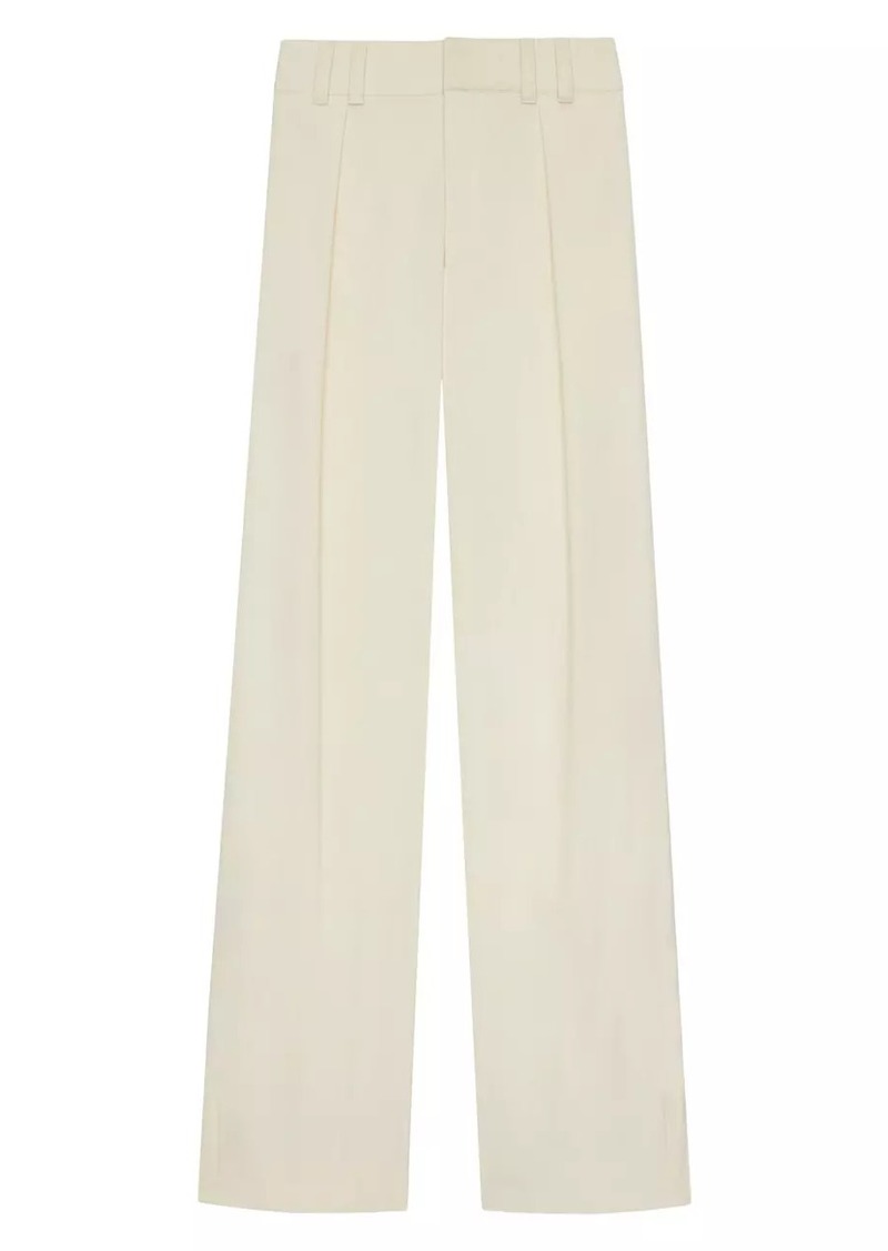 Saint Laurent Pants in Cotton Sateen