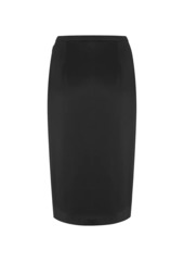 Saint Laurent Pencil Skirt In Satin