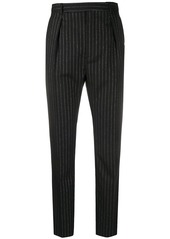 Saint Laurent pinstripe high-waisted trousers