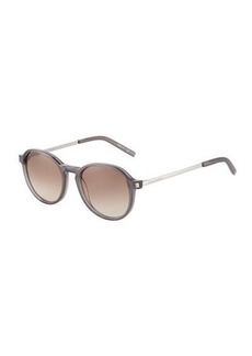 Saint Laurent Plastic/Metal Round Sunglasses