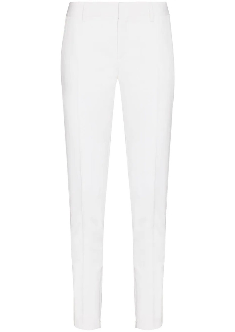 Saint Laurent pleated front slim-fit trousers