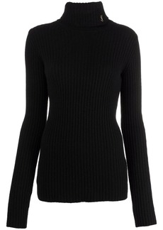 Saint Laurent ribbed-knit roll-neck jumper