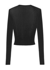 Saint Laurent round-neck fine-knit top