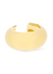 Saint Laurent Rounded Smooth Brass Cuff Bracelet