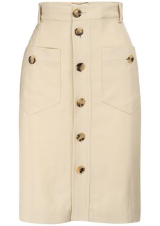 Saint Laurent Saharan Viscose Skirt