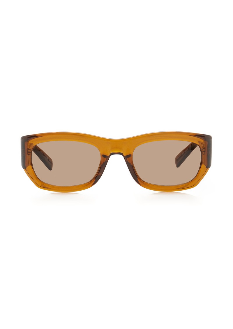 Saint Laurent - Acetate Sunglasses - Brown - OS - Moda Operandi