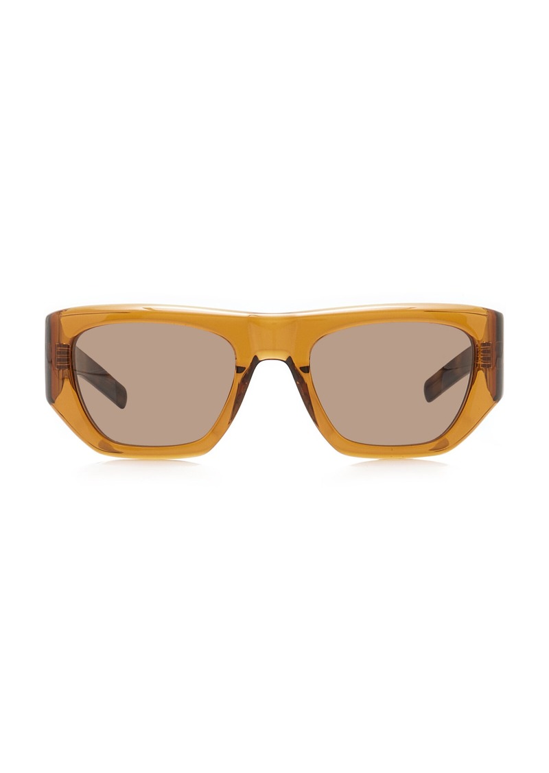 Saint Laurent - Acetate Sunglasses - Brown - OS - Moda Operandi