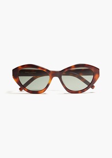 Saint Laurent - Cat-eye tortoiseshell acetate sunglasses - Brown - OneSize