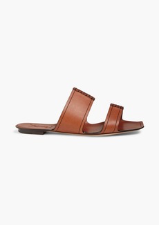 Saint Laurent - Leather sandals - Brown - EU 38