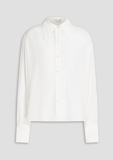 Saint Laurent - Silk crepe de chine shirt - White - FR 44
