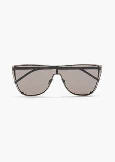 Saint Laurent - SL 1-B Mask D-frame black-tone sunglasses - Black - OneSize