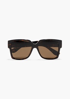 Saint Laurent - Square-frame tortoiseshell acetate sunglasses - Brown - OneSize