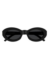 Saint Laurent 52mm Round Sunglasses