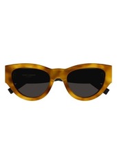 Saint Laurent 53mm Cat Eye Sunglasses