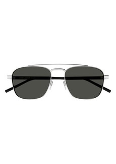 Saint Laurent 56mm Aviator Sunglasses