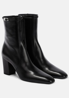 Saint Laurent Betty 70 leather ankle boots