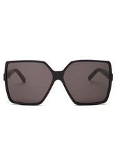 Saint Laurent Betty oversized square acetate sunglasses
