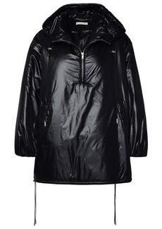 SAINT LAURENT Black nylon down jacket
