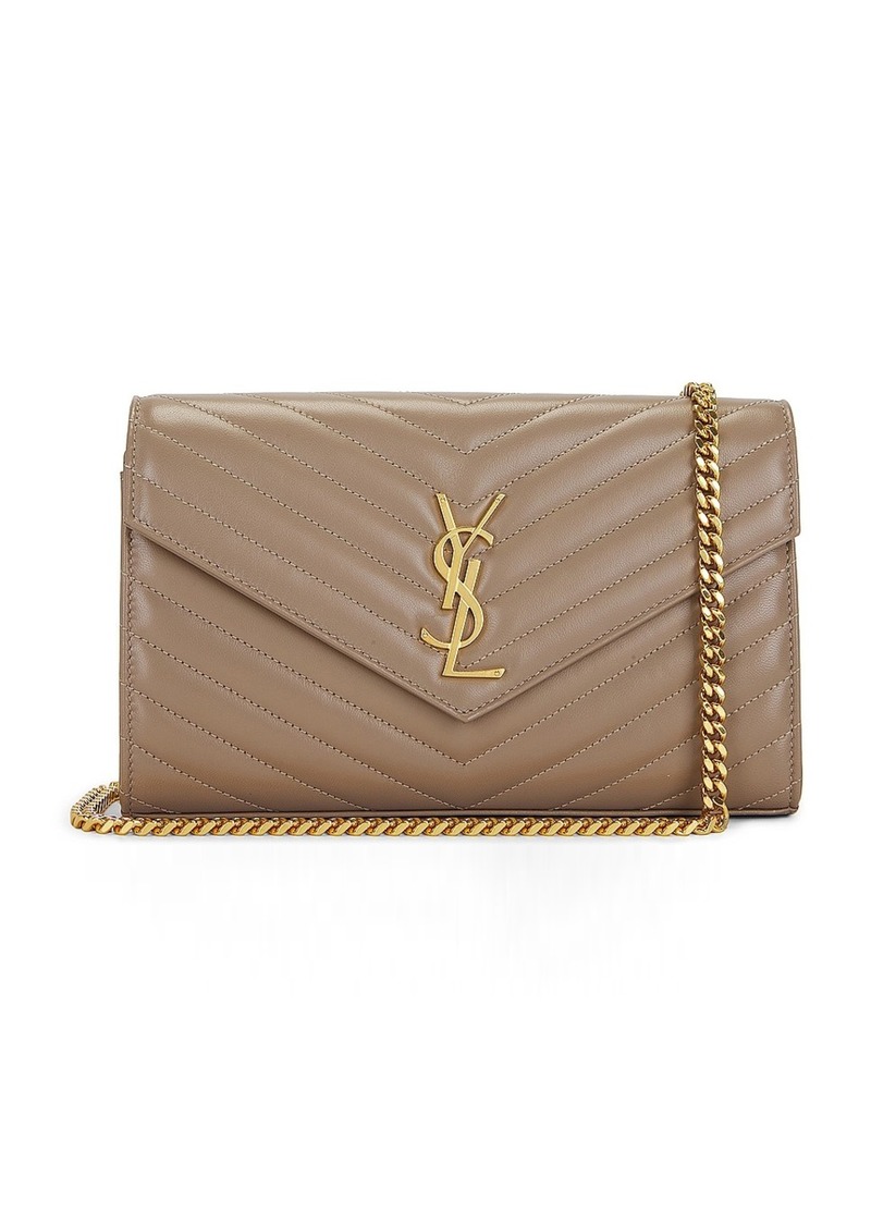 Saint Laurent Cassandre Classic Chain Wallet Bag