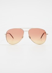 Saint Laurent Classic 11 Aviator Sunglasses