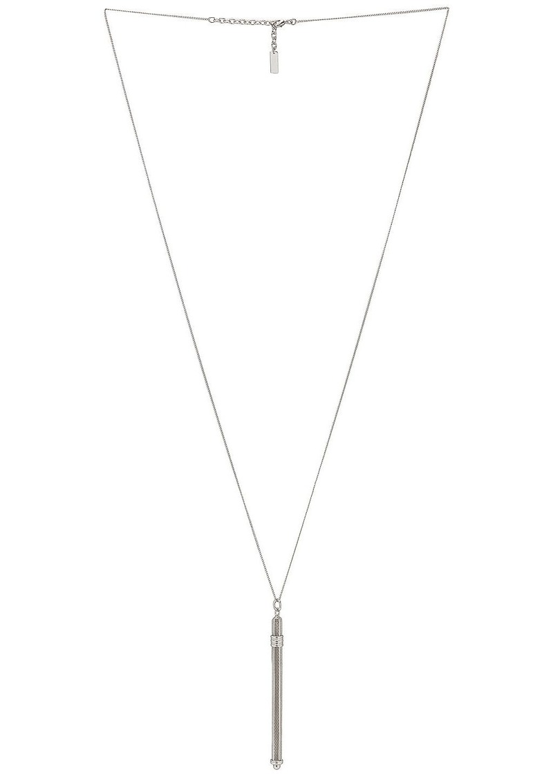 Saint Laurent Cocktail Stirrer Long Necklace