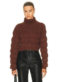 Saint Laurent Cropped Pullover Sweater