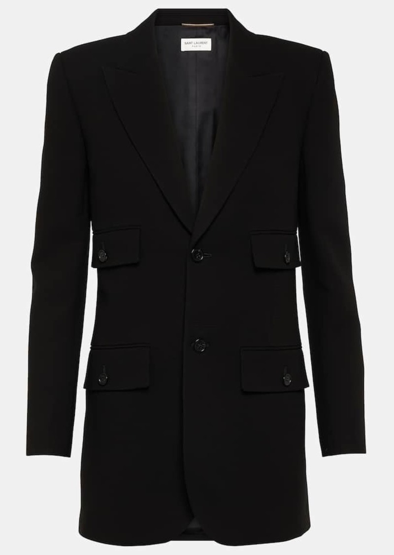 Saint Laurent Crêpe blazer