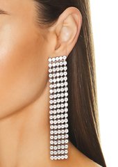 Saint Laurent Crystal Dangle Earrings