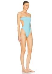 Saint Laurent Cut Out One Piece Swimsuit