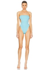 Saint Laurent Cut Out One Piece Swimsuit