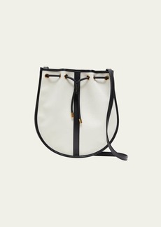 Saint Laurent Daryl Bicolor Leather Shoulder Bag